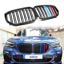BMW G05 X5 카본 그릴 수전사 2줄 M퍼포먼스 3색 DIY 튜닝 흡기 00162, 1번 G05 카본 올블랙