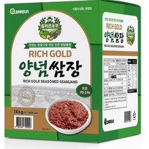 리치골드 양념 쌈장 14kg 지함 / 업소용 대용량
