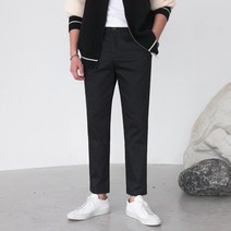 남성용 빅사이즈 옆밴딩 스판 기본핏 면바지 팬츠 코디(5color)