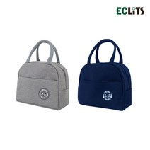 1+1 에클리츠 팬더 쿨러백 보온 보냉가방, 그레이+네이비