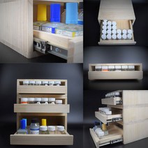 프라마크 건프라 프라모델 도색 도료병 조색병 정리 수납함 작은 사이즈