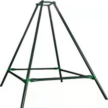 나무지지대 가로수 묘목 고정 보조대 파이프 지주목, 녹색플라스틱 40 원형 튜브 3미터 3코너