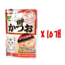 카네토라 가다랑어맛 파우치 60g 10개 고양이파우치, 1, 60g 10개반려견 애견 간식