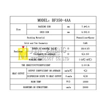 근접센서 1 개몫 정밀 저항 스트레인 게이지 BFBHF3504AA 350 ohm 압력 센서로드 셀 밴드 리드