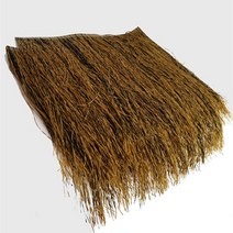 초가집 볏짚 모조 처마 지붕 기와 민박 장식 인테리어 전통마을 시골, 짚혼합(난연)