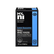마이니 일동제약 눈건강 영양제 루테인지아잔틴 추천 메리골드 금잔화 헤마토코쿠스 캡슐, 2개, 60캡슐