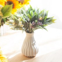 플라워트리 펀스타플라워픽(6개입) 26cm 조화 꽃꽂이 인테리어, 퍼플