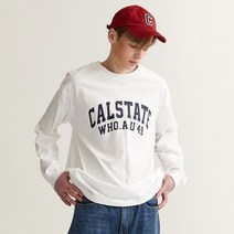 [국내 매장판] 후아유 칼스테이트 레터 긴팔티 / WHLAD2323U 384956