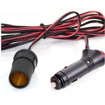 SCG-05 시거잭 스위치형 연장 2M 차량용 DIY 1구시거소켓, 1개, 1구