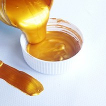 골드 금색 금분 페인트 커스텀 금분칠 불상용 아크릴 물감 방수 칼라 용량 다양 메탈릭, 금, 60ml