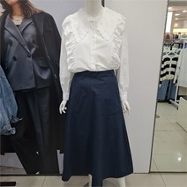 Ab.f.z DP01 빅카라프릴레이스블라우스 AFX1HB41