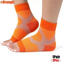 족저근막염 평발 지압 깔창 1 쌍 발바닥 근막염 압축 발목 중괄호 양말 소매 발바닥 제공 아치 지원. 발 뒤꿈치 통증 아킬레스 건염 완화