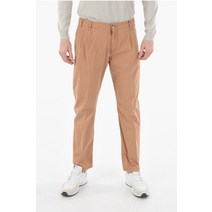 Corneliani ID 코튼 스트레치 HUANTED 더블 PLEATED PANTS 854ER4 0120155 033