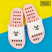 sales class브라운앤프렌즈 입체페이스팝 EVA 욕실화-코니(도매 문의 환영), 상세페이지 참조