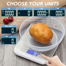 톤백저울 1톤저울 크레인 매달림 저울 5kg/1g/0.1oz USB Rechargeble Scale 디지털 식품 스케일 정확도 측, 01 5Kg