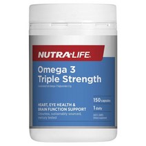 뉴트라라이프 오메가 3 트리플 스트렝스 무취 150정 NUTRALIFE