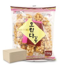 KU 에코푸드 오란다 강정 스낵 150gX20개 주먹 오란다 촉촉 부드러운 대용량 전통과자 추천