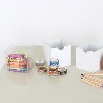 [슬기로운아이템] 리빙박스 큐브 미니 서랍함 1개 수납박스 수납함 인테리어가구, SSS[상품_그레이]SSS
