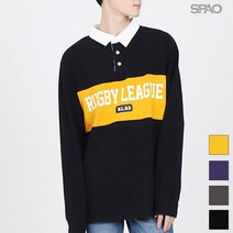 스파오 스파오 컬러블록 럭비 티셔츠_SPLW838C01