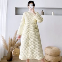 패딩원피스 퀼팅 누빔 겨울 경량 여성 빅사이즈 루즈핏