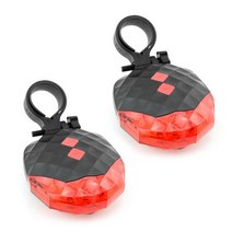 [WITH] 자전거 레이저 LED 후미등 안전등 랜턴 야간라이딩 킥보드, 2개