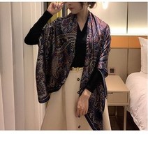 지미엘 페이즐리 라지 사각 스카프 4 가지 색상 [ 135cm x 135cm ]