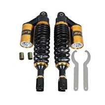 혼다 가와사키 스즈키 야마하 ATV 고카트 스쿠터 흙자전거 125cc 110cc 2pcs(블랙앤골드)를 위한 포켓베이 모터사이클 쇼크 리어쇼크 흡수기 13.4