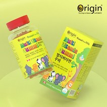 오리진 씹어서먹는 멀티비타민 꾸미 90개 캐나다직수입 식물성 펙틴 8종멀티비타민 나이아신 3가지맛 젤리 츄어블 구미 면역력 눈건강 어린이 아동 자녀 아이 쥬니어 성장기 종합영양제