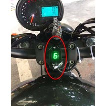 오토바이USB 배터리 밧데리 hyosung gv125 gt250 gt650 gv250 gv300 gv650 650pro gd250r gt650r 오토바이 기어 표시기, 빨간색