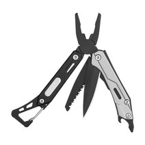 multitool 플라이어 접이식 칼 with carabiner serrated blade 케이블 로프 커터 다기능 플라이어 생존 포켓 도구 칼, a, 1개