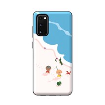 신서엔코 갤럭시S20케이스 갤럭시S20플러스케이스 갤럭시S20울트라케이스 Galaxy Phone Case SCF-4015 사슴 빈티지 휴대폰 케이스