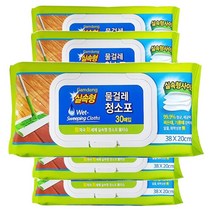 실속형 물걸레 청소포 99.9%항균(38x20cm) 30매 x5개, 단품