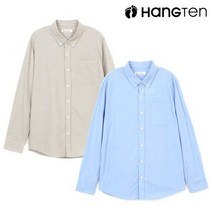 행텐 남성 샴브레이 베이직 셔츠-AE9R302020121