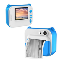 ZCD 휴대용 소형 어린이 폴라로이드 카메라 장난감, 블루