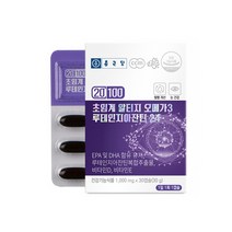 [종근당] 20100 저온 초임계 알티지 오메가3 루테인 지아잔틴24 6박스(180일분)/, 30캡슐 x 1박스, 1000