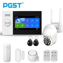 홈CCTV 가정용CCTV 무선CCTV Tuya 스마트 홈 보안 경보 시스템 무선 와이파이 PG-107 도난 모션 감지 방지, CHINA, AU 플러그, U