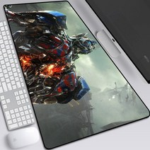 트랜스 포머 디셉티콘 블랙맘바 범블비 옵티머스 프라임 키보드 마우스 장패드 대형 빅사이즈 긴 매트 패드 컴퓨터 게이밍 데스크 디셉티컨, 3mm개, Q + 400x900mm