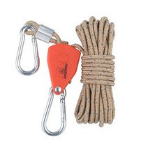 타프 폴대 텐트 슬라이드 사이드 홀리데이 메인 캠토리 슬라이딩 헥사 수리반사 캠핑 로프 야외 반사 유틸리티 로프 캠핑 용 조절 장치, 다크 카키