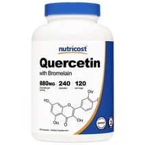 Nutricost Quercetin with Bromelain 뉴트리코스트 케르세틴 퀘세틴 with 브로멜라인 240 캡슐