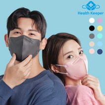 [헬스키퍼] 여름용 쿨 컬러마스크 40매, M, 핑크