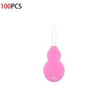 미니재봉틀 100PCs 바느질 스티치 와이어 실꿰기 삽입 도구 무작위 컬러 손 재봉틀 쉬운 자동, 05 PK