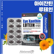 눈에좋은영양제 눈이침침할때 눈이흐릿할때 눈이피로할때 노안 아스타잔틴 루테인 눈영양제 비타민 (1개월), 510mg x 30캡슐