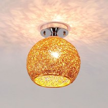 실내조명 모던 미니멀리스트 유리 볼 디자인 LED 천장 조명 집 실내 거실 램프, 03 orange