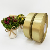 포장 리본 끈 제이제이리본 고밀도주자 45M 2롤 76칼라 (3mm 5mm), 5mm, 카키색