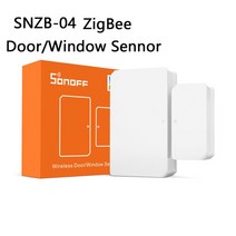 포터블 휴대용 보조 미니 와이드 터치 모니터 Ewelink Zigbee SNZB02D 스마트 온도 습도 센서 대형 LCD 원격 실시간 모니터링 SNZB1234, 없음, 4.SNZB04