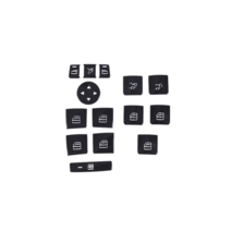 자동차 헤드라이트 전조등 복원제 필름 자동차 문짝 팔걸이 창 스위치 단추 트림 커버 스티커 메르세데스, 한개옵션0