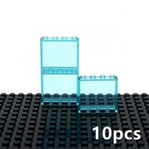 중국레고 도시 액세서리 벽 패널 창 프레임 벽돌 지원 울타리 MOC 59350 59349 문 장난감 자동차 부품 빌딩, 06 Blue 1x4