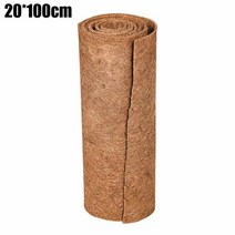 2025x100cm 코코넛 야자 매트 천연 코코넛 야자 섬유 라이너 절단 가능한 바닥 매트 정원 스노우 그라운드 애완 동물 파충류 카펫, 20x100cm