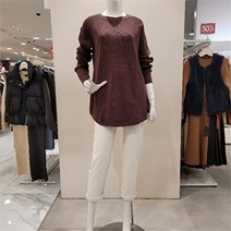 더아이잗뉴욕 NC11 오버핏레글런풀오버니트 IJ9M1PO91