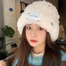 엘라나 겨울 벙거지모자 부드러운털 버킷햇